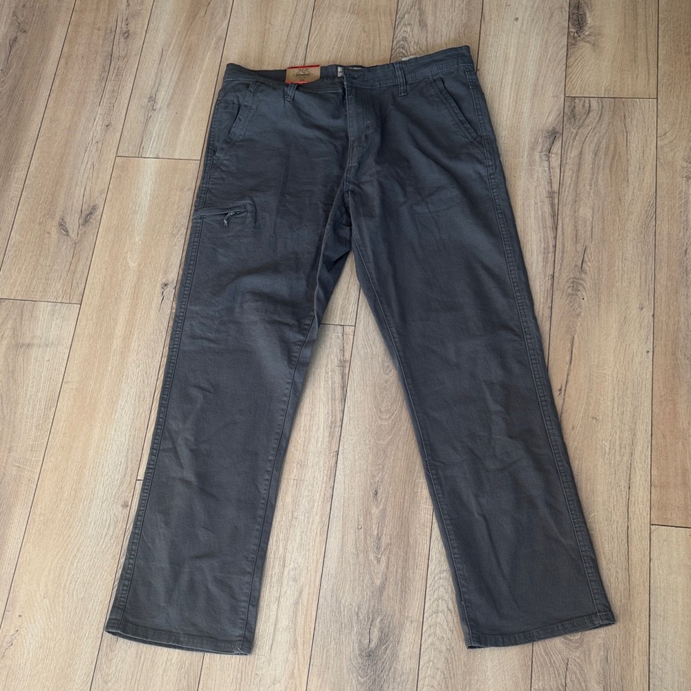 Weatherproof Men's Charcoal Chinos